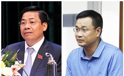 Chủ tịch UBND tỉnh Bắc Giang Dương Văn Thái (trái) và Phó Tổng giám đốc Đài Truyền hình Việt Nam Lê Ngọc Quang (phải).&nbsp; Ảnh: VGP.
