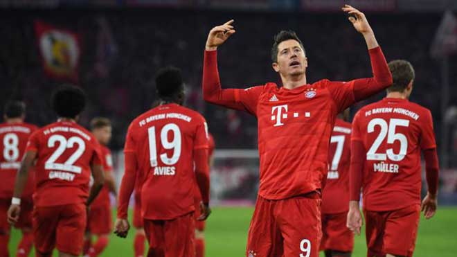 Lewandowski đang có phong độ đỉnh cao