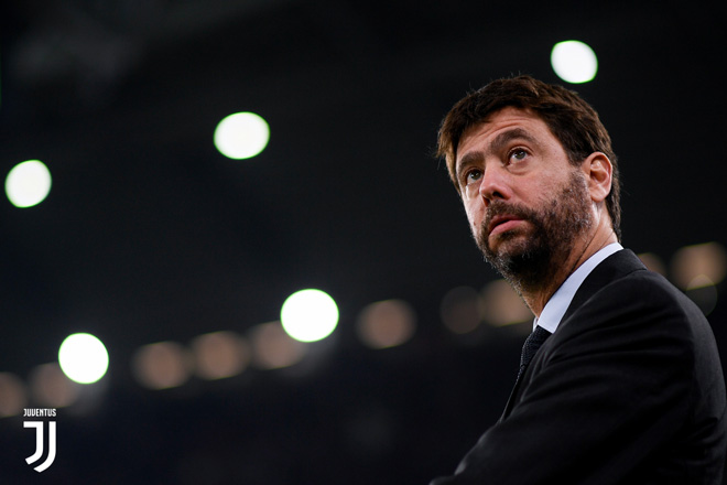 Andrea Agnelli, chủ tịch của Juventus - người đích thân ra quyết định vụ việc của Ronaldo.