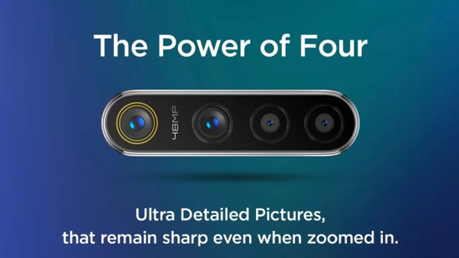 Realme 5s sẽ có cụm 4 camera sau.