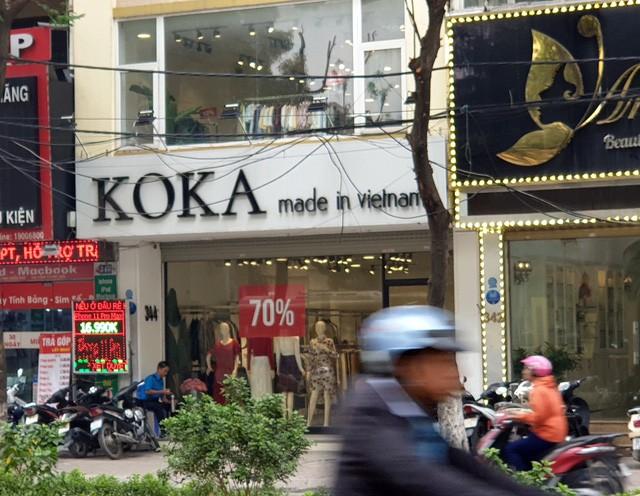 Cửa hàng Koka - "Made in Viet Nam" khuyến mại sâu đến 70%.