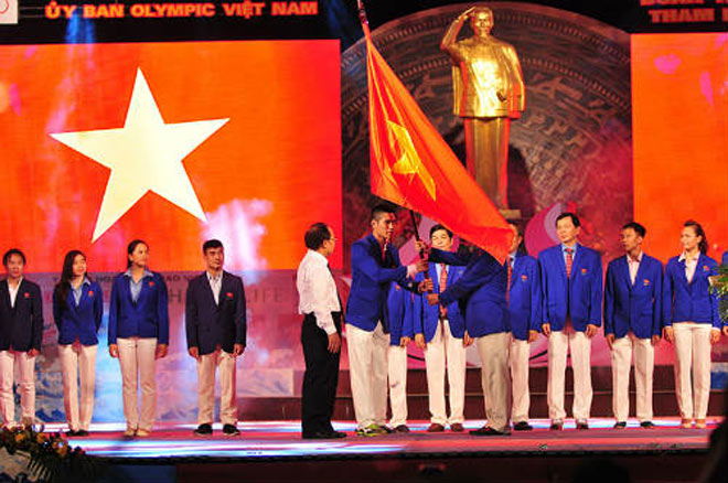 Đoàn thể thao Việt Nam chuẩn bị dự Lễ xuất quân SEA Games 30