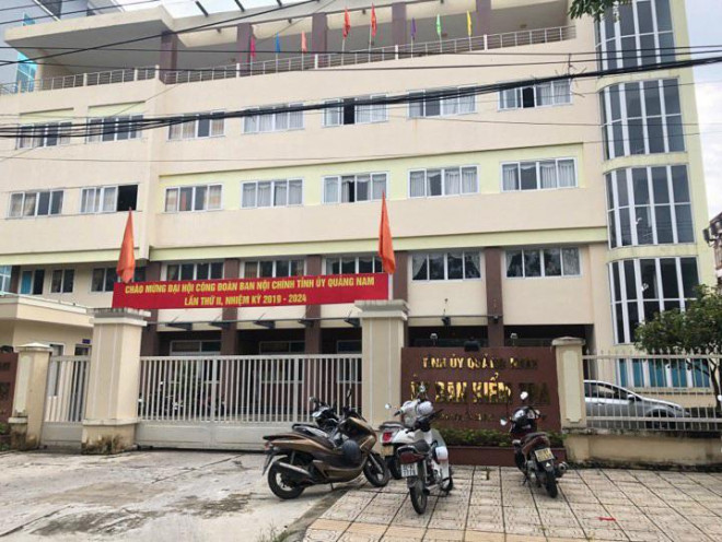 Trụ sở UBKT Tỉnh ủy Quảng Nam nơi ông Thọ làm việc