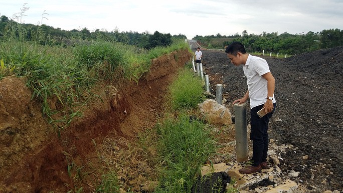 Nguyên nhân gây sụt lún là đơn vị giám sát không phát hiện được 2 lớn đất yếu để xử lý