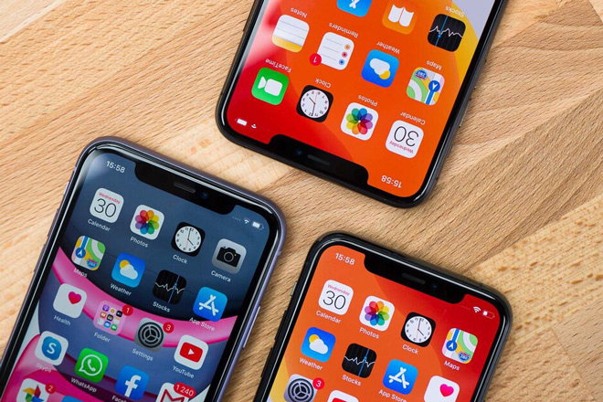 Bộ ba iPhone 11 được bán ra cùng lúc vào tháng 9.