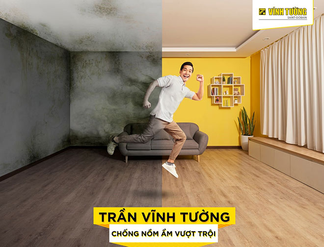 Liên hệ hotline 18001218 để được tư vấn giải pháp chống nồm ẩm cho trần tường thạch cao