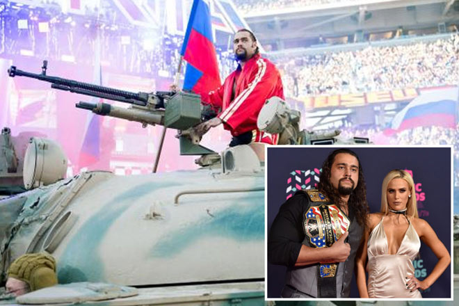 Rusev và vợ Lana làm "chuyện ấy" ngay tại sự kiện WrestleMania 31 vào năm 2015