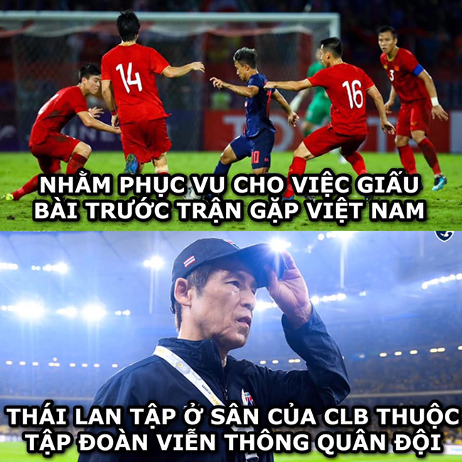 Thái Lan thuê sân để tập giấu bài trước cuộc đối đầu Việt Nam.