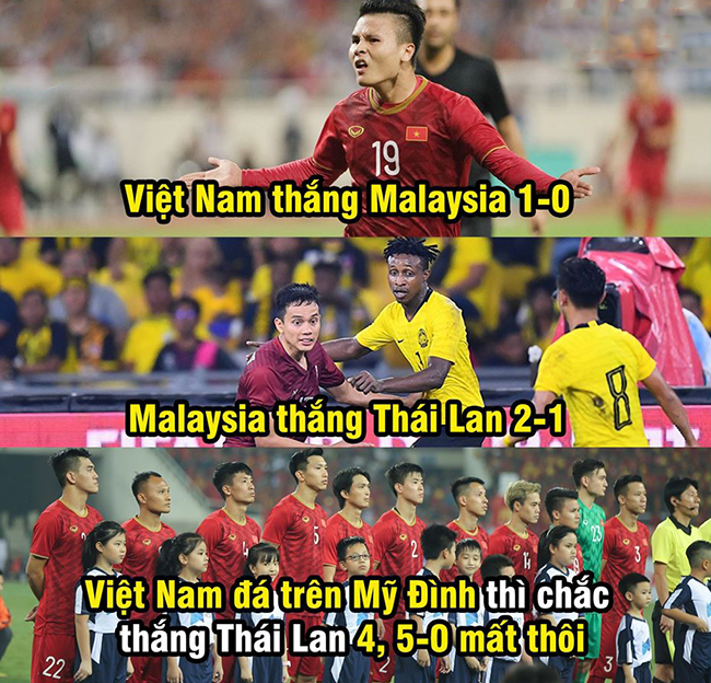 Người hâm mộ mạnh dạn dự đoán kết quả Việt Nam - Thái Lan.