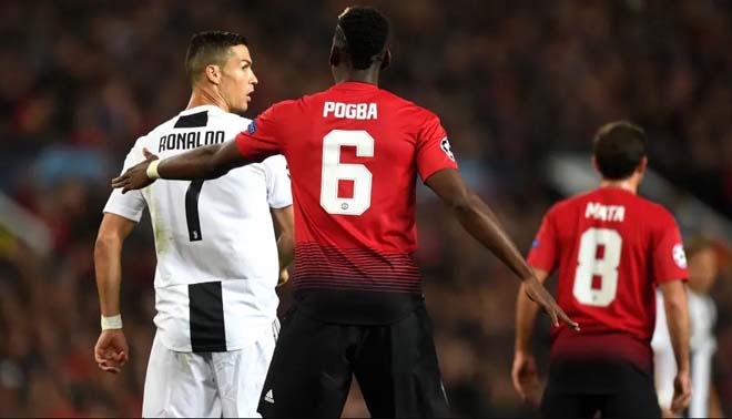 Pogba dành cho Ronaldo sự ngưỡng mộ