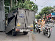 Pháp luật - Trộm xe tải gây tai nạn liên hoàn khi tẩu thoát ở Thủ Đức