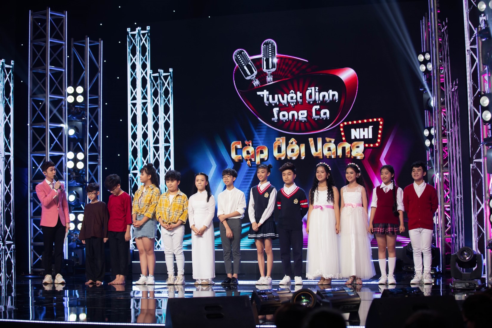 Dàn thí sinh "Cặp đôi vàng nhí" năm nay đều là những giọng ca quen thuộc với khán giả.
