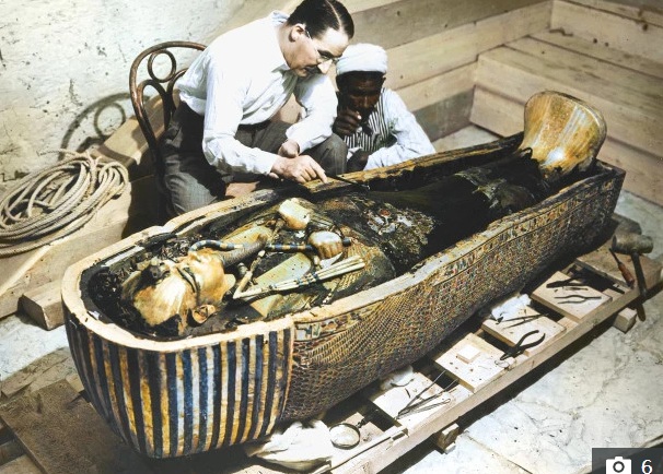 Xác ướp Pharaoh Tutankhamun được tìm thấy vào những năm 1920.