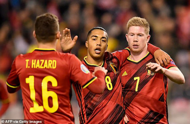 ĐT Bỉ khép lại vòng loại Euro 2020 với thành tích toàn thắng