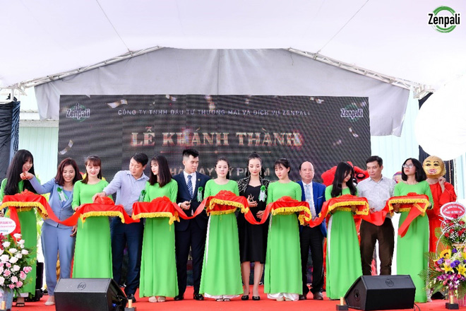 Lễ cắt băng khánh thành sự kiện khai trương nhà máy sản xuất mỹ phẩm Zenpali