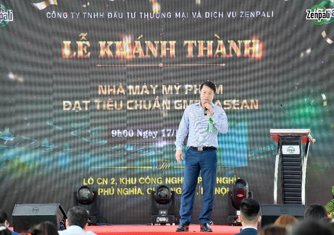 Ông Hoàng Tuấn Anh - Giám đốc ban quản lý KCN Phú Nghĩa phát biểu