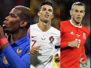 Bóng đá - Sốc khả năng bảng &quot;tử thần&quot; Euro 2020: Ronaldo phải đấu Pogba và Bale?