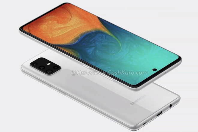 Ảnh concept Galaxy A71.