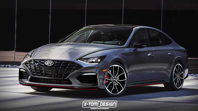 Hyundai Sonata 2020 N-Line sở hữu diện mạo mạnh mẽ với động cơ tăng áp 2.5L - 1