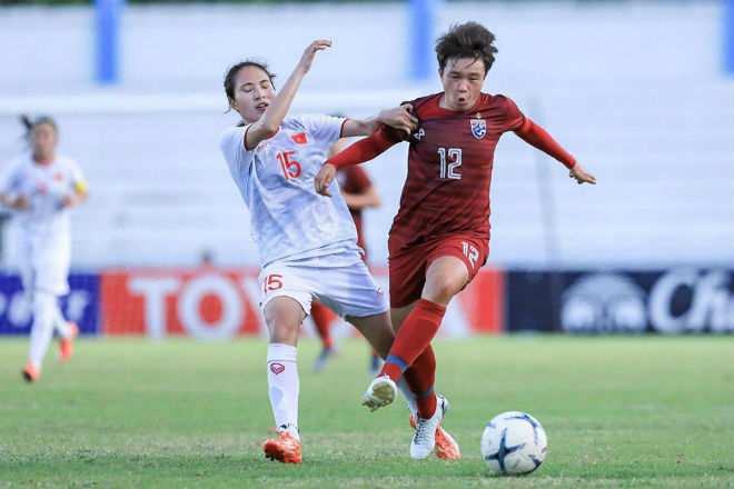 ĐT nữ Việt Nam từng đánh bại Thái Lan ở chung kết giải vô địch Đông Nam Á hồi tháng 8