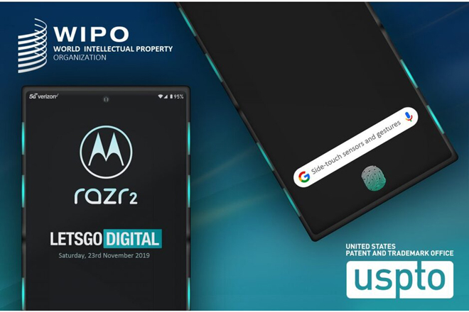 Motorola Razr 2 sẽ có các cảm biến ở cạnh.
