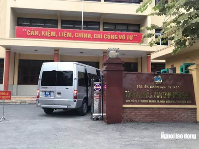 Tòa án nhân dân tỉnh Điện Biên, nơi diễn ra phiên xét xử