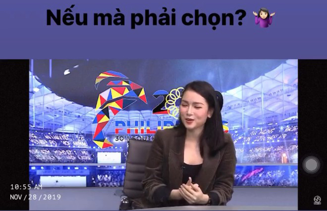 Khánh Linh trực tiếp nhắc tới Dũng Goal trên sóng truyền hình