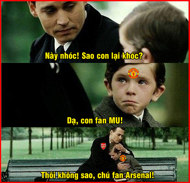 Khi fan hâm mộ MU và Arsenal thấu hiểu cùng nhau.