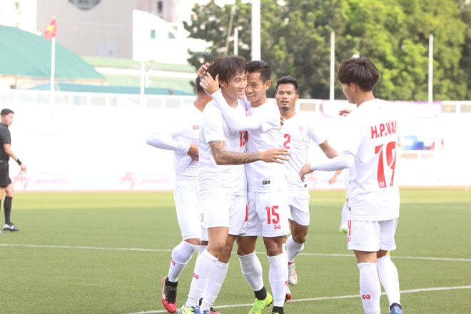 U22 Myanmar vừa tạm soán ngôi đầu bảng A của U22 Campuchia