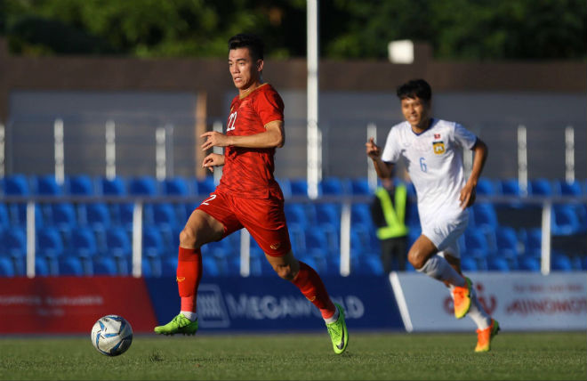 Tiến Linh lập hat-trick ở trận đấu U22 Việt Nam vừa thắng U22 Lào 6-1