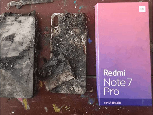 Thêm một điện thoại Redmi Note 7 Pro bốc cháy trong tháng 11
