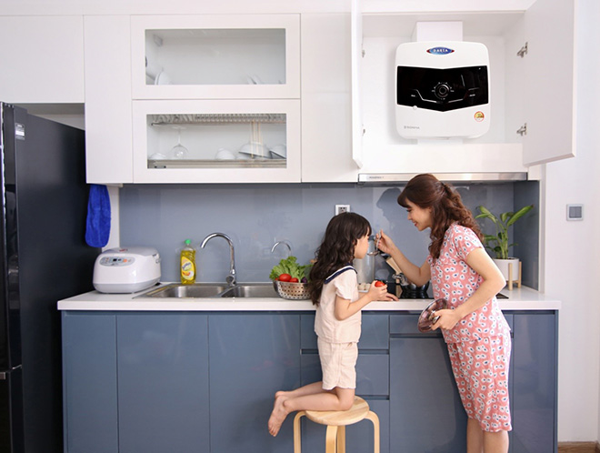 Bình nước nóng là sản phẩm quen thuộc trong nhiều gia đình