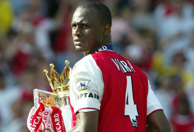 Patrick Vieira từng là đội trưởng vĩ đại của Arsenal thời hoàng kim&nbsp;