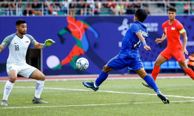 Trực tiếp bóng đá U22 Thái Lan - U22 Singapore: Chiến thắng 3 SAO (Hết giờ) - 13