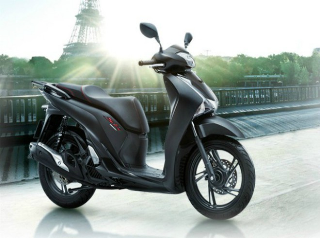 2019 Honda SH 150 đen mờ.