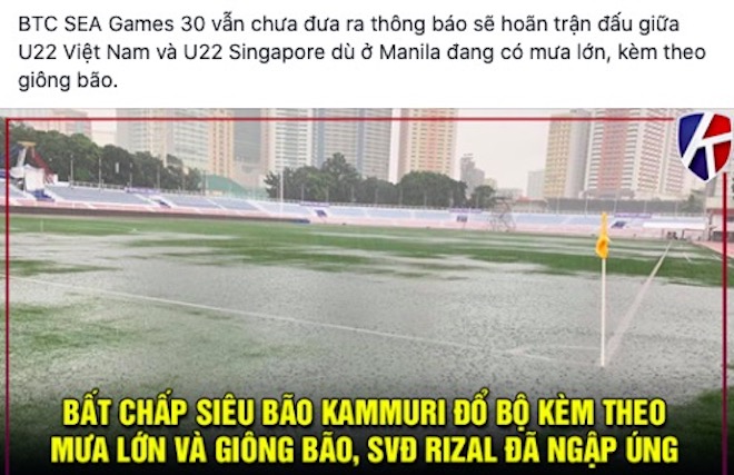 Hình ảnh sân vận động Rizal Memorial chiều 3/12.