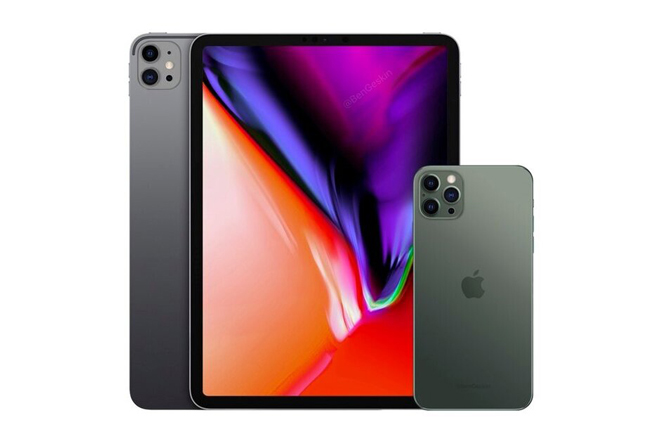 iPad Pro 2020 và iPhone 12 Pro.&nbsp;