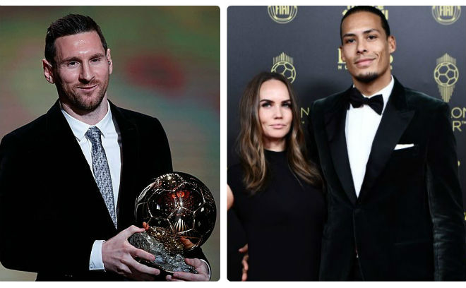 Van Dijk "tâm phục khẩu phục" sau khi bị Messi đánh bại trong cuộc đua Quả bóng vàng 2019...