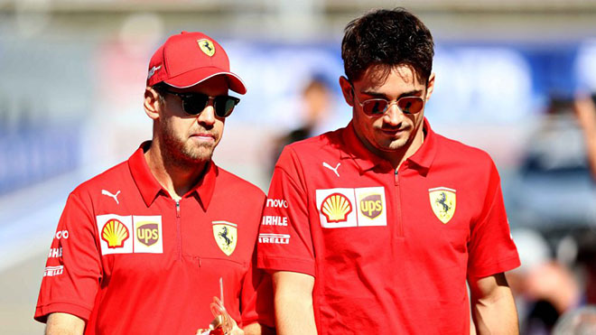 Vettel và Leclerc mắc sai lầm dẫn đến hậu quả nghiêm trọng