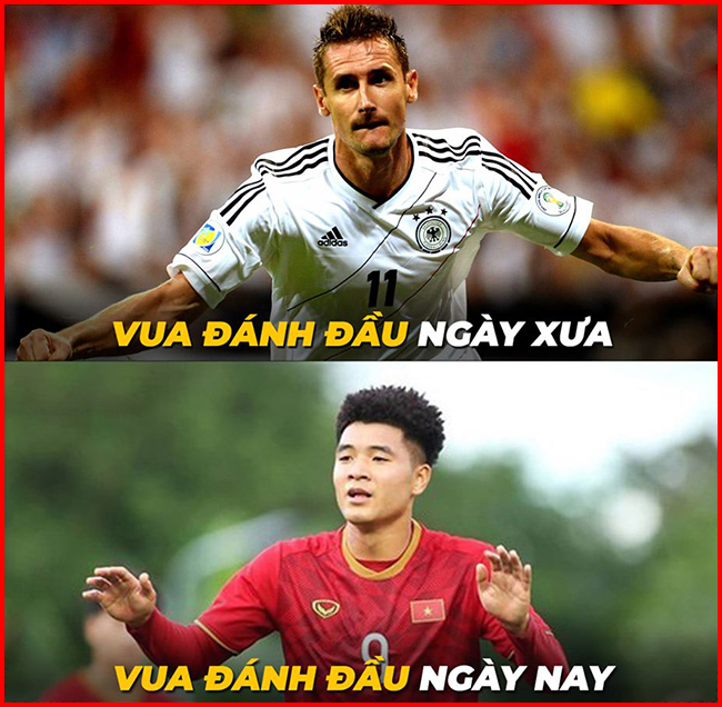 Có thể nói Đức Chinh là "vua đánh đầu" hiện tại của bóng đá Việt Nam.