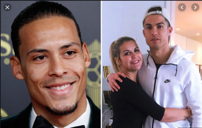 Van Dijk bị chị gái Ronaldo - nữ ca sĩ Katia Aveiro "đá xoáy"