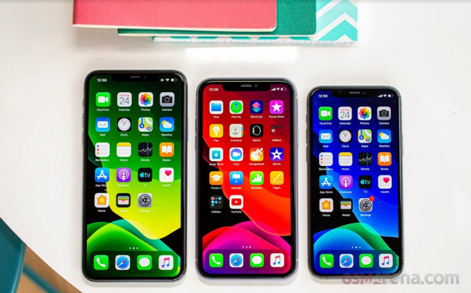 iPhone 11 Pro Max, iPhone 11 và iPhone 11 Pro.
