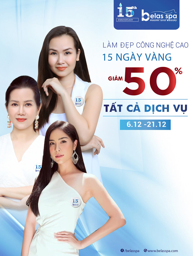 5 ngày cuối giảm 50% phí làm đẹp tại Belas - 1