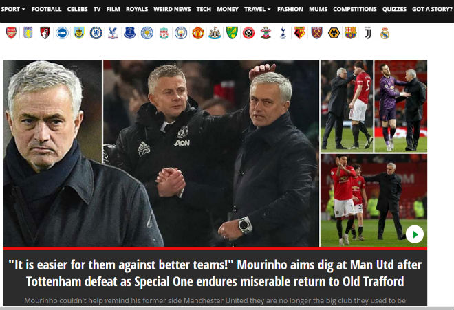 Báo chí Anh kinh ngạc với màn trình diễn xuất sắc của MU trước Tottenham