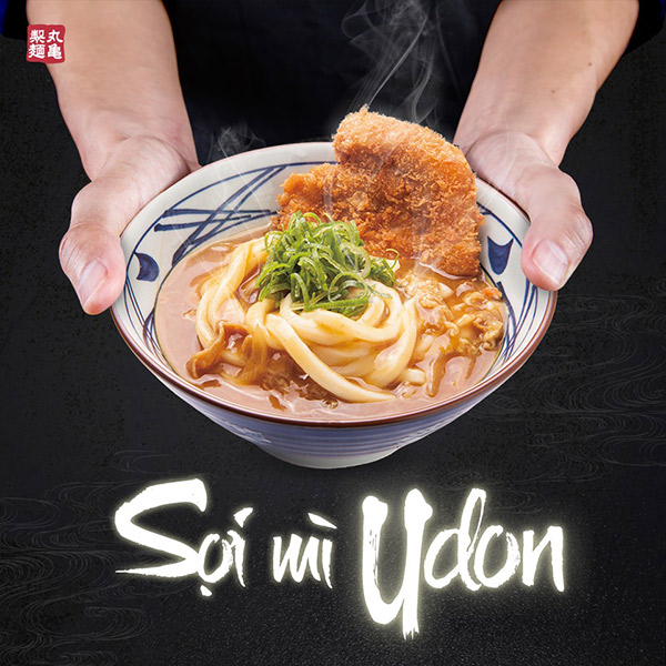 Sợi mì Udon đặc trưng dai ngon tròn vị