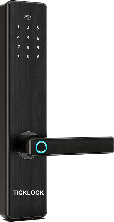 Khóa điện tử được tích hợp các tính năng mở cửa bằng: Smartphone, vân tay, mật mã, thẻ từ, chìa khóa cơ dự phòng.