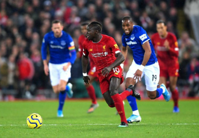 Liverpool thắng đậm Everton 5-2 trong trận derby vùng Merseyside ở vòng 15 giải Ngoại hạng Anh