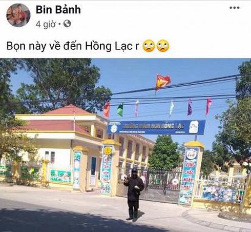 Hình ảnh ăn mày mặt đen xuất hiện trên tài khoản Bin Bảnh