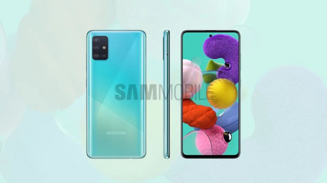 Hình ảnh về Galaxy A51.