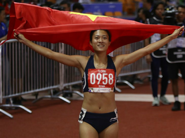 "Nữ hoàng tốc độ" Tú Chinh giành HCV 100m: Vượt sao nhập tịch từ Mỹ